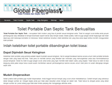 Tablet Screenshot of globalfibreglass.com